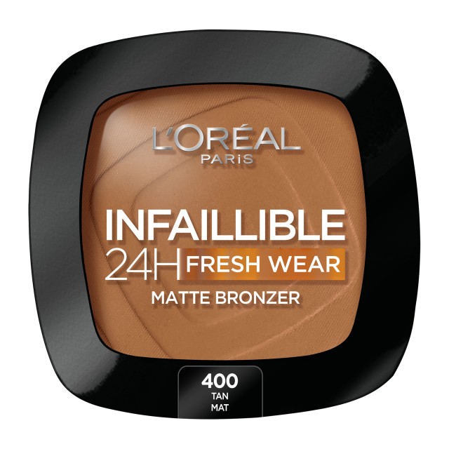 L’Oreal Paris Infallible 24H Fresh Wear Powder Matte Bronzer 400 Tan D … L’Oreal Paris Infallible 24H Fresh Wear Powder Matte Bronzer 400 Tan D …