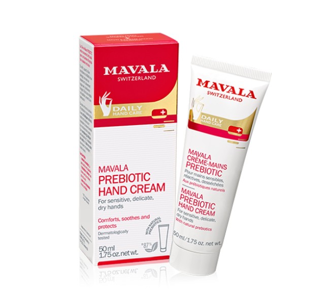 Mavala Prebiotic Hand Cream Moisturizing Nourishing Hand Cream with Prebiotics 50ml