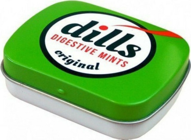 Dills Digestive Mints Original Παστίλιες Μέντας για τη Χώνεψη και την Κακοσμία του Στόματος 15gr