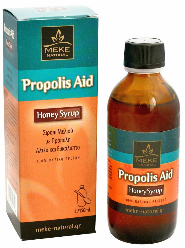 Meke Propolis Aid Σιρόπι Μελιού με Πρόπολη Αλθαία και Ευκάλυπτο 150ml