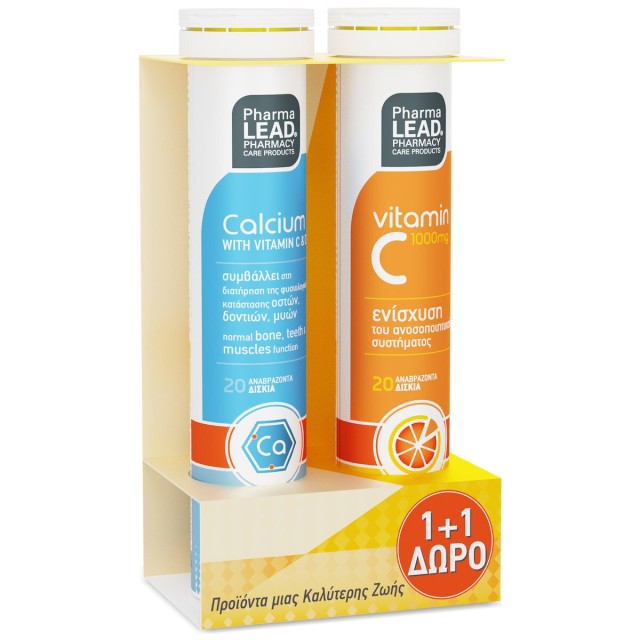 PharmaLead PROMO Calcium Vit. C & D3 Συμπλήρωμα για το Ανοσοποιητικό Σ …