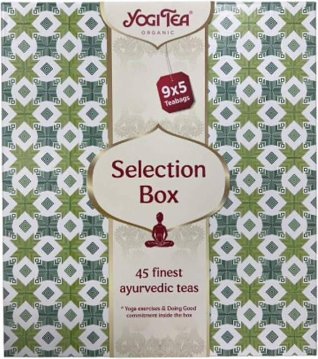 Yogi Tea Selection Box Τσάι σε 9 Διαφορετικές Γεύσεις 9 Φακελάκια x 5 …