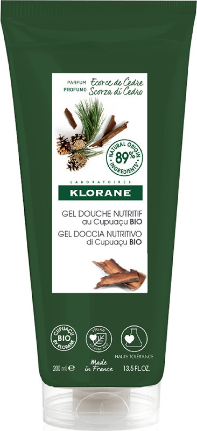Klorane Cupuacu Nutrition Gel Douche Ecorce De Cedre Αφρόλουτρο σε Μορ …