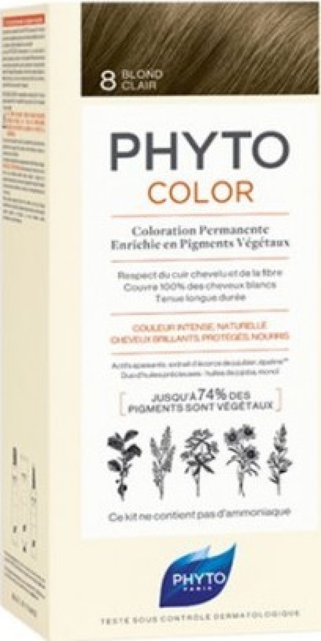 PHYTO Phytosolba Color - 8 Ξανθό Ανοιχτό Blond Clair