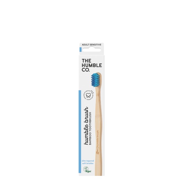 The Humble Co. Bamboo Toothbrush Adult Blue Sensitive Οδοντόβουρτσα Εν …