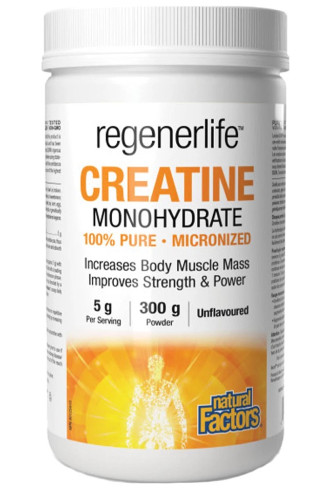 Natural Factors Κρεατίνη Monohydrate 300gr Natural Factors Κρεατίνη Monohydrate 300gr