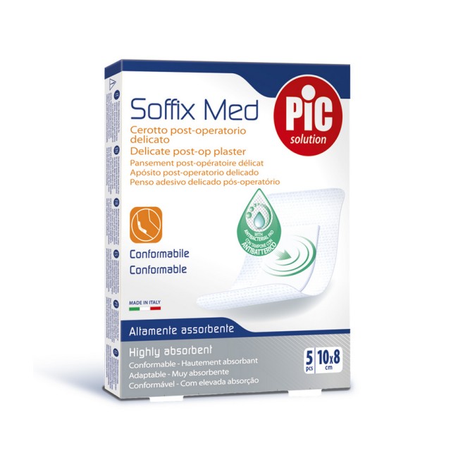 Pic Soffix Med Αυτοκόλλητες Γάζες 10cmx8cm 5 Τεμάχια Pic Soffix Med Αυτοκόλλητες Γάζες 10cmx8cm 5 Τεμάχια