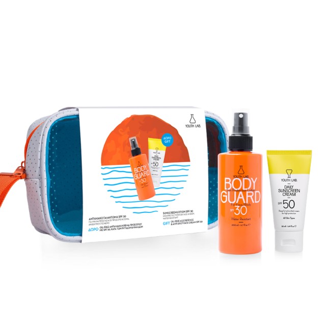 Youth Lab PROMO Body Guard Sunscreen Spray SPF30 Αδιάβροχο Αντηλιακό Σ …