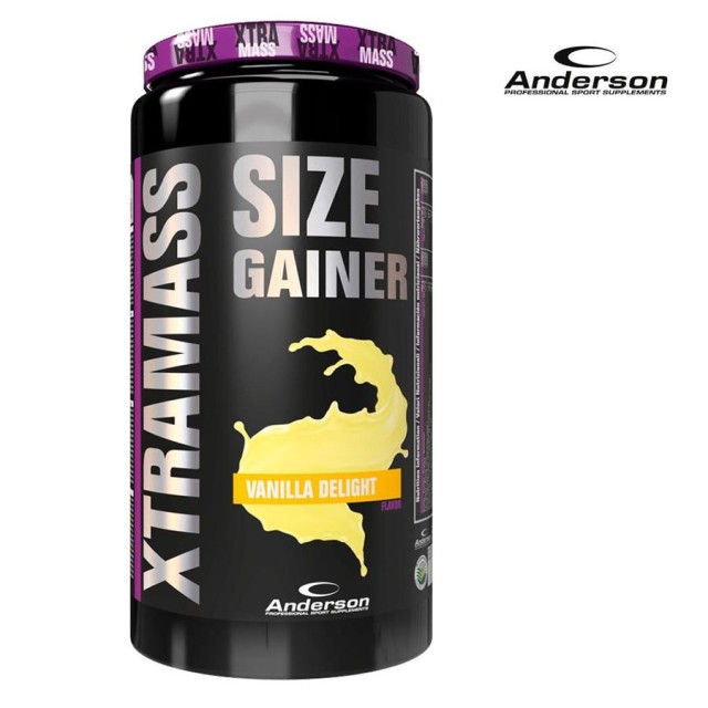 Anderson Xtra Mass Size Gainer Vanilla Delight Συμπλήρωμα Πρωτεΐνης & &hellip;