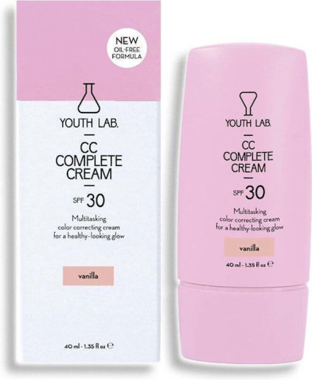 Youth Lab CC Complete Cream SPF30 Vanilla Light Καλυπτική Κρέμα Ολικής &hellip;