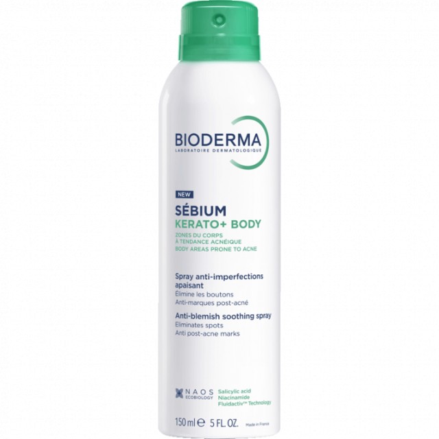 Bioderma Sebium Kerato+ Body 3 σε 1 Spray Σώματος Καταπραΰνει Άμεσα & …