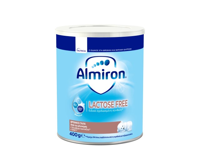 Nutricia Almiron Lactose Free Γάλα σε Σκόνη από την Γέννηση για Βρέφη με Δυσανεξία στην Λακτόζη 400gr
