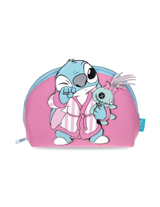 Mad Beauty Stitch Pamper Cosmetic Bag Νεσεσέρ Ροζ Γαλάζιο 1 Τεμάχιο Mad Beauty Stitch Pamper Cosmetic Bag Νεσεσέρ Ροζ Γαλάζιο 1 Τεμάχιο