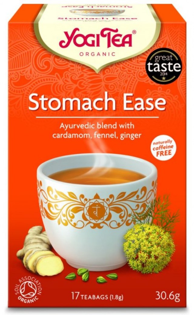 Yogi Tea Stomach Ease Τσάι Χώνεψης για Μετά το Φαγητό 17 Φακελάκια x 1,8gr [30,6gr]