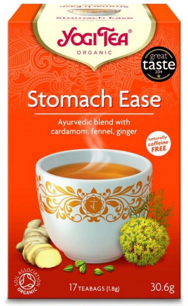 Yogi Tea Stomach Ease Τσάι Χώνεψης για Μετά το Φαγητό 17 Φακελάκια x 1 …
