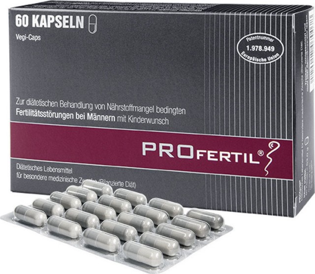 ProFertil Men Συμπλήρωμα Διατροφής για την Αντιμετώπιση Διαταραχών Γονιμότητας για Άνδρες 60 Κάψουλες