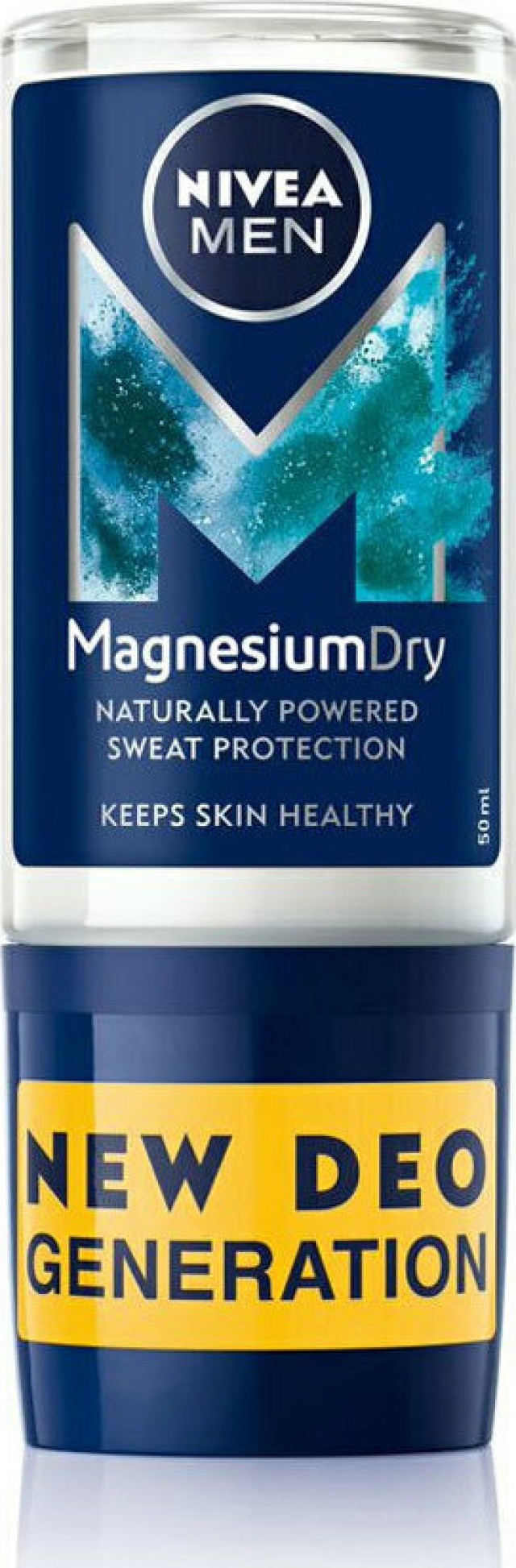 Nivea Men Deo Magnesium Dry Fresh Roll on Ανδρικό Αποσμητικό 48ωρης Προστασίας 50ml