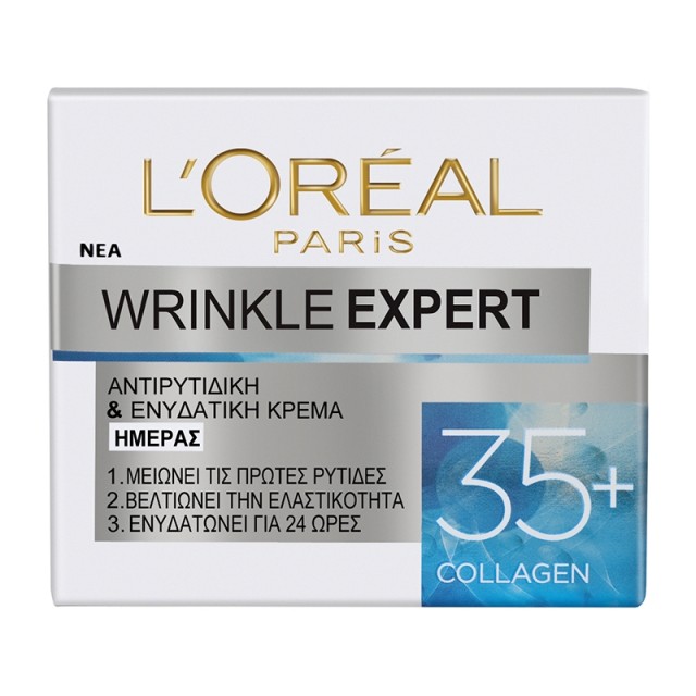LOreal Paris Wrinkle Expert Age 35+ Κρέμα Αντιγήρανσης & Ενυδάτωσης Ημέρας με Κολλαγόνο 50ml