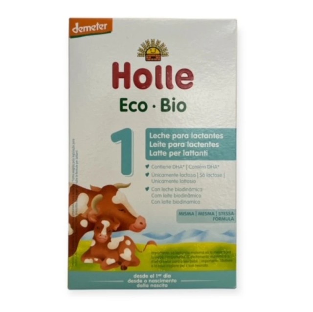 Holle Eco BIO 1 Βιολογικό Βρεφικό Γάλα Αγελαδινό με DHA από 0-6 Μηνών …