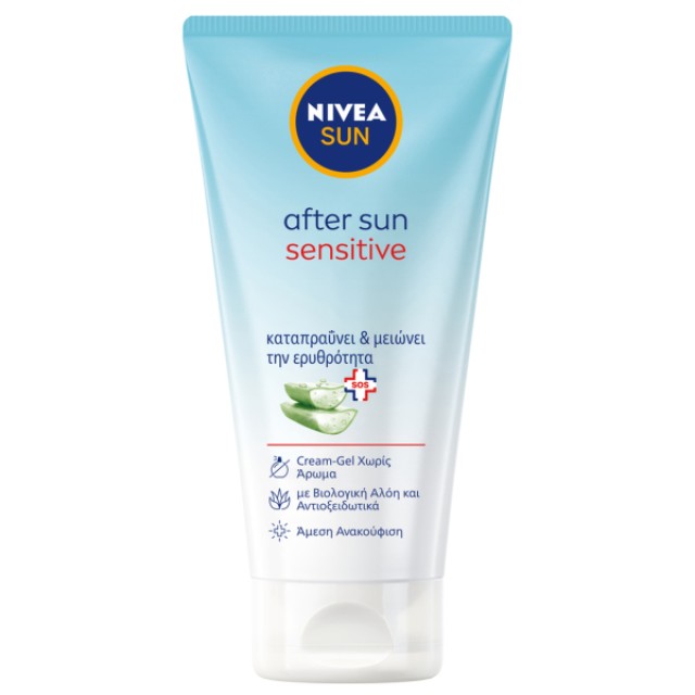 Nivea Sun After Sun Sensitive Gel Καταπραϋντική Κρέμα με Aloe Vera … Nivea Sun After Sun Sensitive Gel Καταπραϋντική Κρέμα με Aloe Vera …