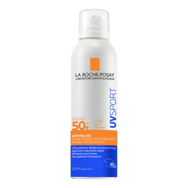 La Roche Posay Anthelios UV Sport Invisible Refreshing Mist SPF50+ Αντ … La Roche Posay Anthelios UV Sport Invisible Refreshing Mist SPF50+ Αντ …