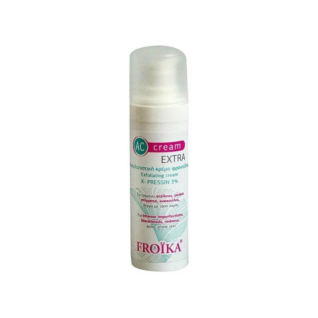Froika AC Extra Cream Απολεπιστική Κρέμα Φροντίδας Προσώπου για Δέρμα με Τάση Ακμής 30ml