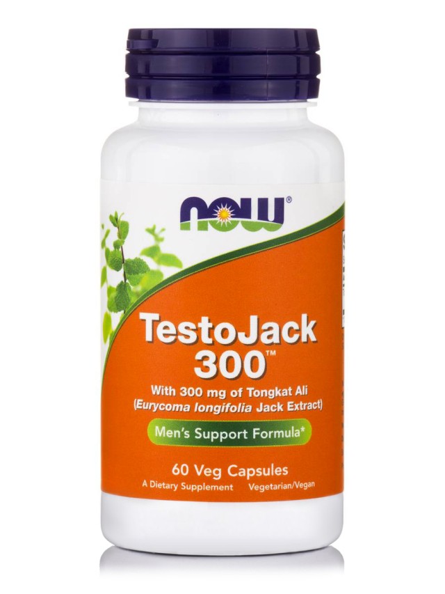 Now Foods Testo Jack 300 Συμπλήρωμα Διατροφής Για Την Αύξηση της Τεστοστερόνης 60 Φυτικές Κάψουλες