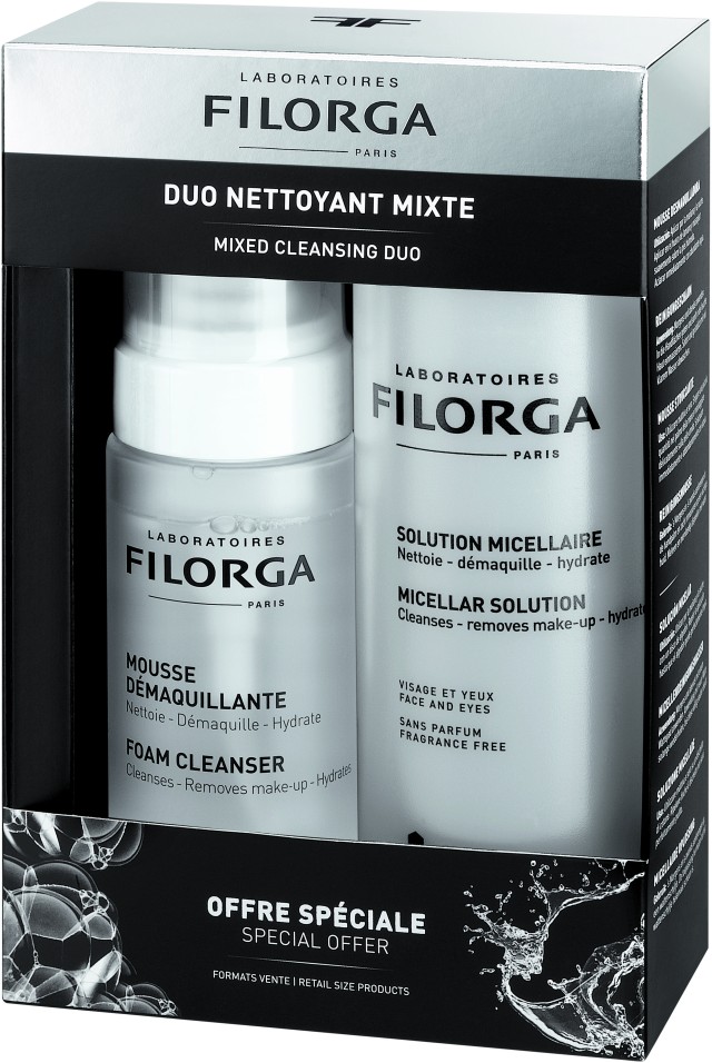 Filorga PROMO Double Cleansing Box με Foam Cleanser Αφρός Καθαρισμού Π …