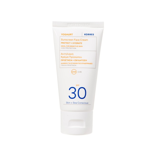 Korres Yoghurt SPF30 Γιαούρτι Αντηλιακή Κρέμα Προσώπου για Ευαίσθητες …