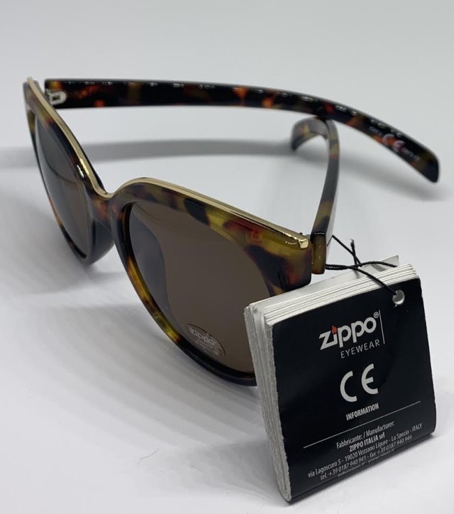Zippo Γυαλιά Ηλίου Κοκάλινα Χρώμα:Καφέ Χρυσό [OB73-02]