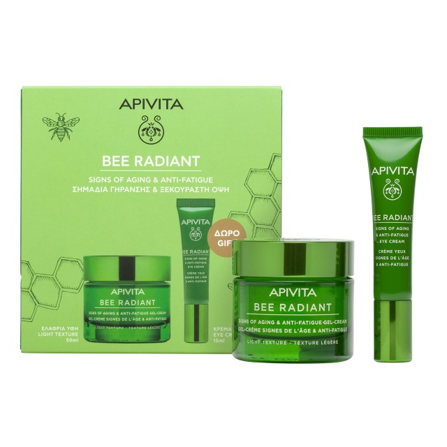 Apivita PROMO Bee Radiant Κρέμα Gel για Σημάδια Γήρανσης & Ξεκούραστη …