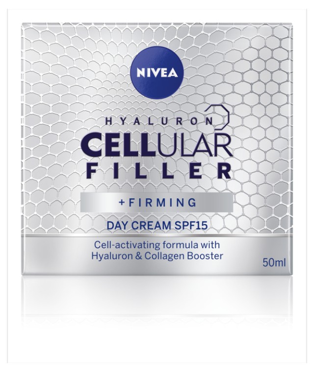 Nivea Hyaluron Cellular Filler Day Cream SPF15 Αντιγηραντική Κρέμα Ημέ …