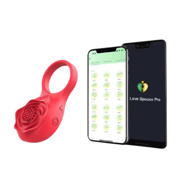 Velora The Flower Clit Silicone Vibrating Cock Ring With Clitoral Stim &hellip;