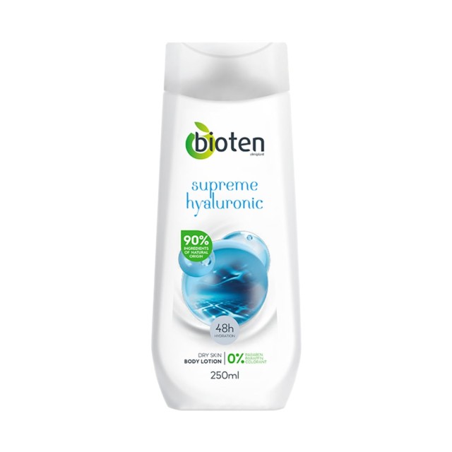 Bioten Supreme Hyaluronic Lotion Σώματος 48ωρης Ενυδάτωσης για Ξηρές Ε …