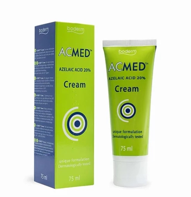 Boderm Acmed™ Azelaic Acid Cream Κρέμα με Αζελαϊκό Οξύ 20% Διορθώνει τις Ατέλειες του Λιπαρού Δέρματος 75ml