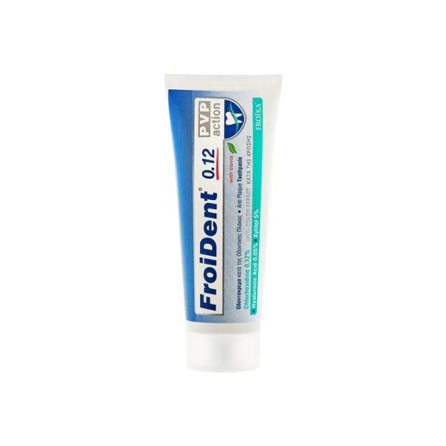 Froika Froident 0,12% PVP Toothpaste Κατά Της Οδοντικής Πλάκας Με Χλωρεξιδίνη 75ml
