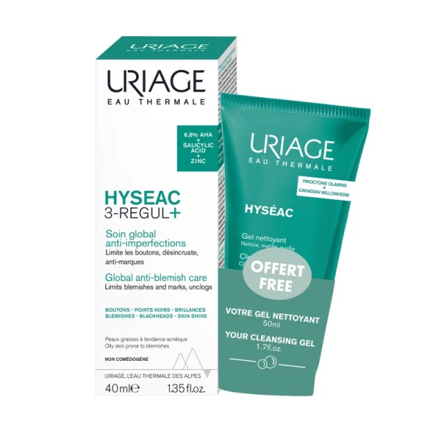 Uriage PROMO Hyseac 3 Regul Anti Blemish Global Care Anti-Blemish &hellip;