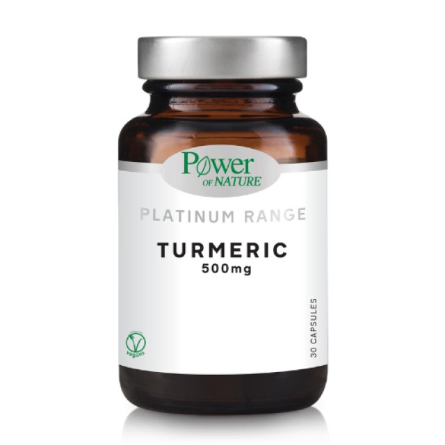 Power of Nature Platinum Range Turmeric 500mg Συμπλήρωμα με Κουρκουμά …