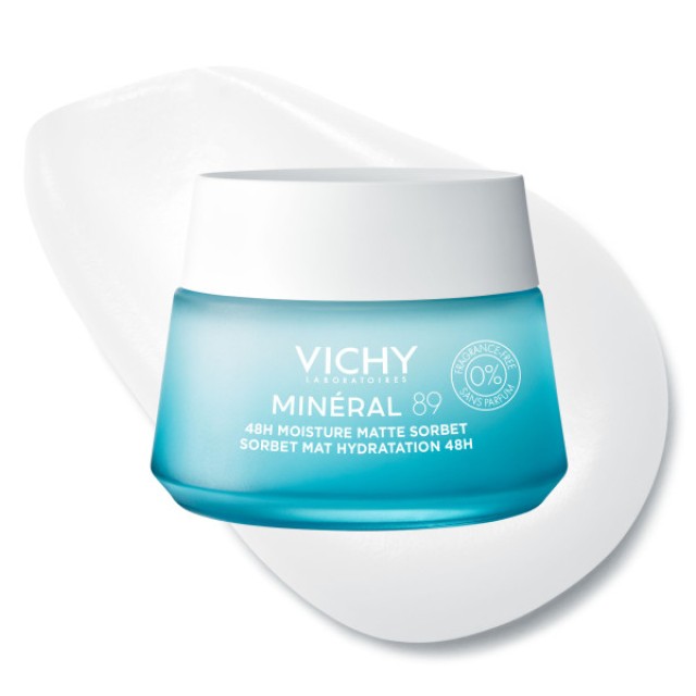 Vichy Mineral 89 Sorbet Mat Hydratation Κρέμα Προσώπου 48h Ενυδάτωσης …
