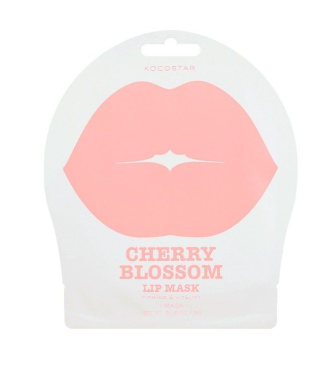 Kocostar Lip Mask Cherry Blossom Επίθεμα Υδρογέλης για Σύσφιξη & Περιποίηση των Χειλιών 1 Τεμάχιο
