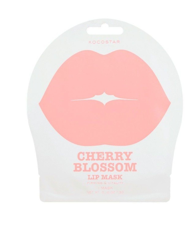 Kocostar Lip Mask Cherry Blossom Επίθεμα Υδρογέλης για Σύσφιξη & Περιπ …