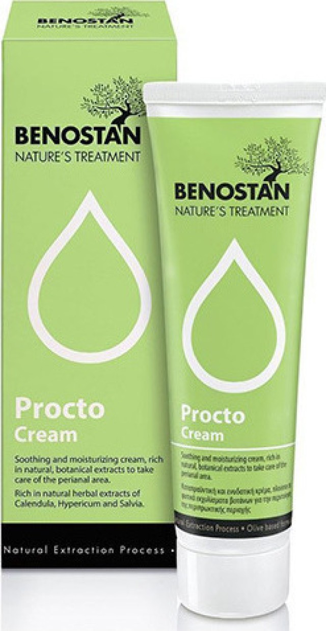 Benostan Procto Cream Φυτική Κρέμα Κατά των Αιμορροΐδων 28gr
