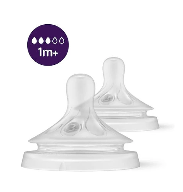 Avent Philips Natural Response Silicone Nipples for 1m+ Flow 3 2 …