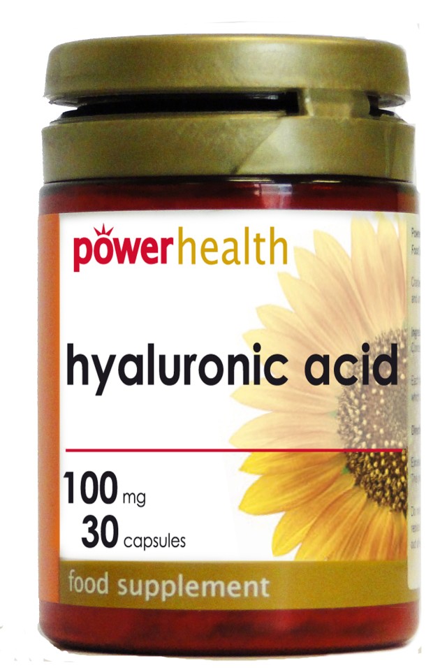 Power Health Hyaluronic Acid 100mg Συμπλήρωμα Διατροφής για την Διατήρηση της Καλής Υγείας του Δέρματος με Υαλουρονικό Οξύ 30 Κάψουλες