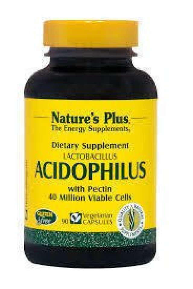 Natures Plus, Acidophilus, 90 vcaps Natures Plus, Acidophilus, 90 vcaps