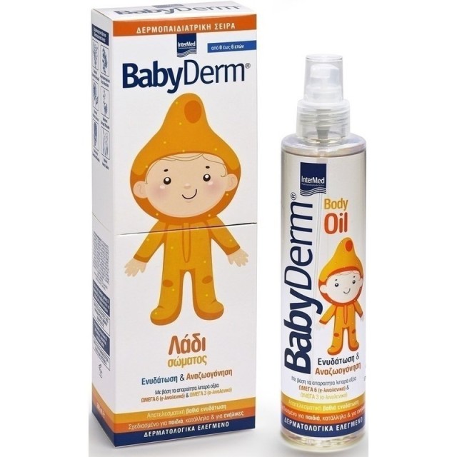 Intermed Babyderm Body Oil, 200ml Intermed Babyderm Body Oil, 200ml