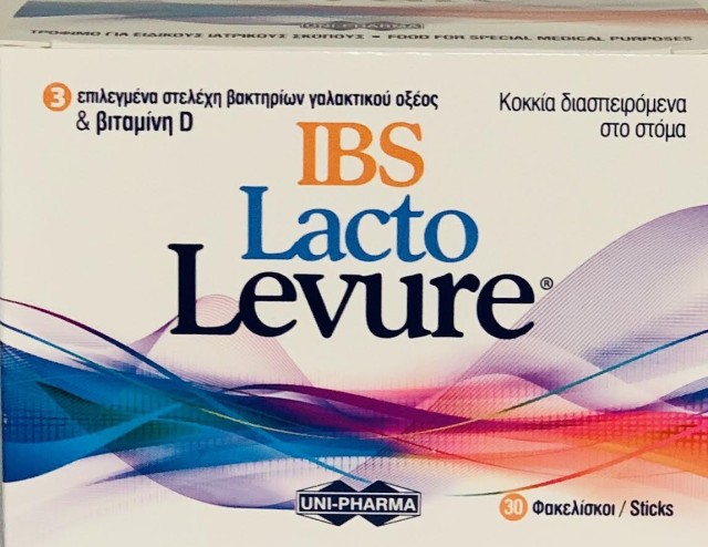 Uni-Pharma Lacto Levure IBS Συμπλήρωμα Προβιοτικών 30 Φακελίσκοι Uni-Pharma Lacto Levure IBS Συμπλήρωμα Προβιοτικών 30 Φακελίσκοι