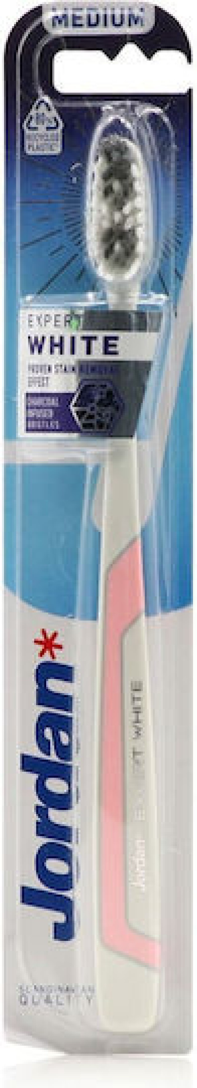 Jordan Expert White Medium Οδοντόβουρτσα Μέτρια σε Διάφορους Χρωματισμ … Jordan Expert White Medium Οδοντόβουρτσα Μέτρια σε Διάφορους Χρωματισμ …