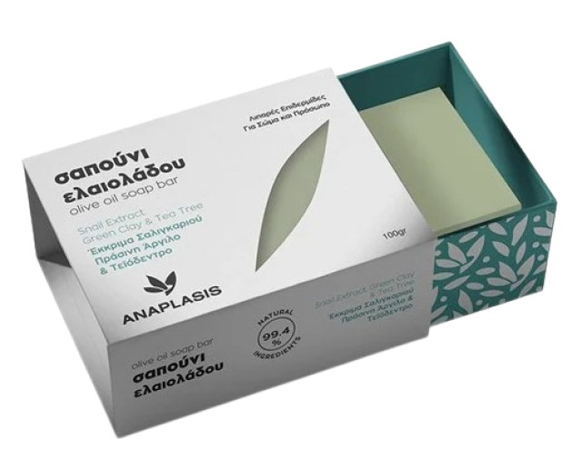 AnaPlasis Σαπούνι με Πράσινη Άργιλο & Τεϊοδεντρο Σώματος - Προσώπου γι … AnaPlasis Σαπούνι με Πράσινη Άργιλο & Τεϊοδεντρο Σώματος - Προσώπου γι …