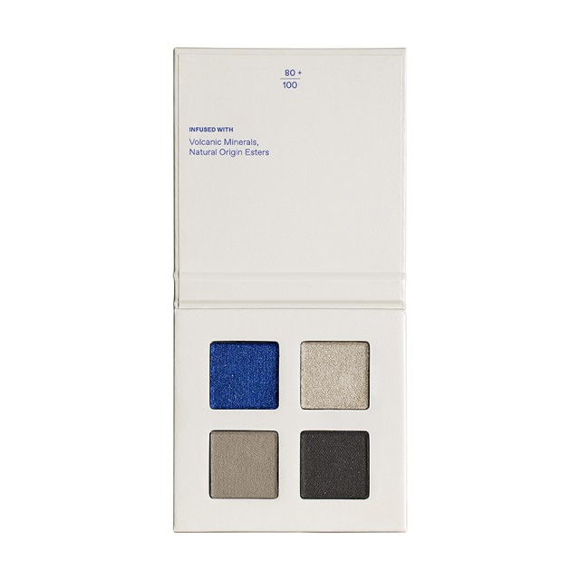 Korres Real Color Eyeshadow Palette 02 Smokey Sea Παλέτα Σκιών με Κρεμ …